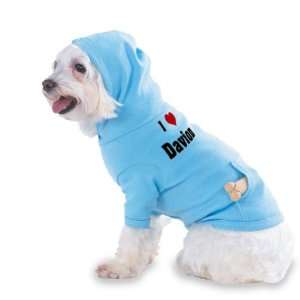  I Love/Heart Davion Hooded (Hoody) T Shirt with pocket for 