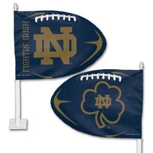  Notre Dame Fighting Irish Dark Blue Car Flag Sports 