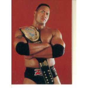   WWF Attitude Superstarz Trading Card #8  The Rock