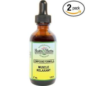  Health & Herbs Remedies Muscle Relaxant, 1 Ounce Bottle (Pack of 2