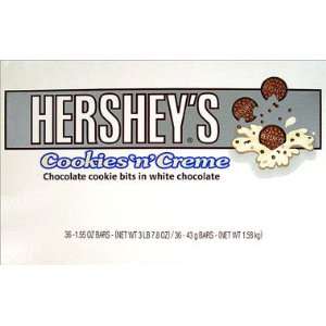Hersheys Cookies n Creme 36CT Box Grocery & Gourmet Food