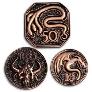  GameMastery Campaign Coins Copper 10 50 100 Toys & Games