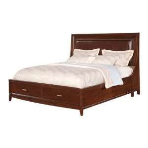  Wynwood Henley Sleigh and Shelter Storage Bed in Russet 