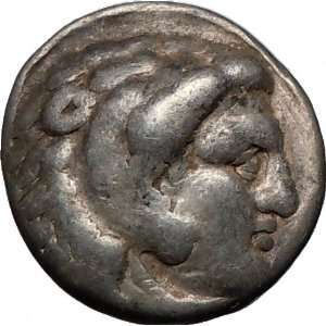 ALEXANDER III the GREAT 330BC Big Genuine Authentic Ancient Silver 