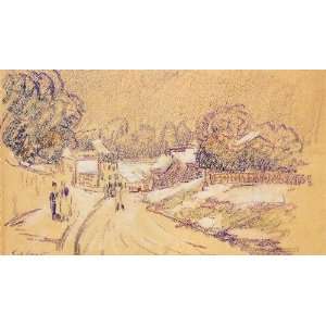  Hand Made Oil Reproduction   Alfred Sisley   32 x 18 