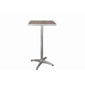  Altgeld Modern Bar Table with Brown Square Top