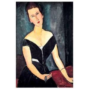  Madame G. Van Muyden by Amedeo Modigliani 36.00X54.00. Art 