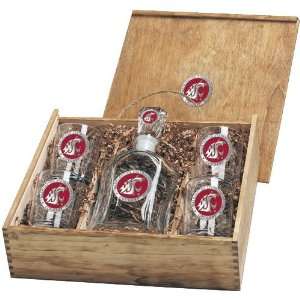   State University Capitol Glass Decanter Boxed Set