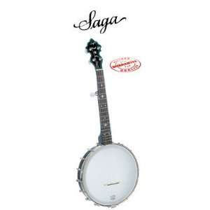  Saga Open Back Travel Banjo SS 10P Musical Instruments