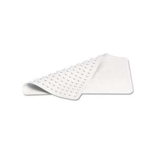  Safti Grip Latex Free Vinyl Bath Mat, 14 x 22.5, White, 4 