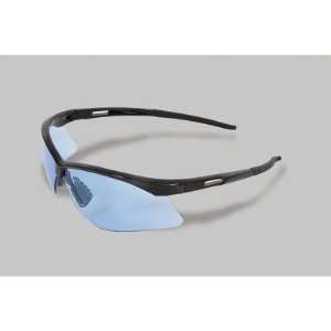  Series Safety Glasses With Black Frame And Light Blue Lens 