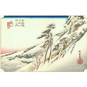  FRAMED oil paintings   Ando Hiroshige   24 x 16 inches 
