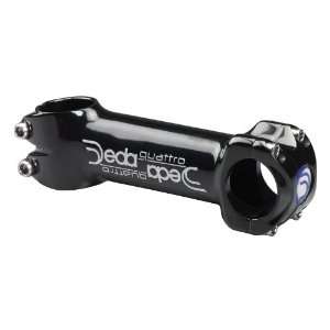 Deda Quattro Black 31.8X100  8, Hi Polish Finish Stem  