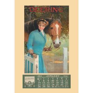  Deering   January, 1912 24X36 Canvas Giclee