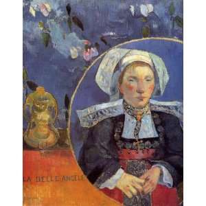  Oil Painting Madame Angele Satre, the Inn Keeper at Pont 