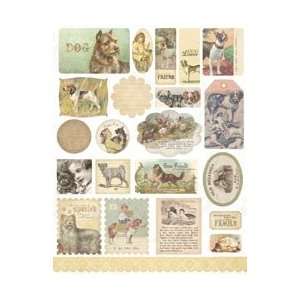 Melissa Frances Attic Treasures Stickers Dog Gone Cute; 3 Items/Order