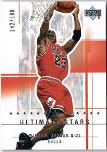 Michael Jordan 03 04 Ultimate Collection Stars BV $80  