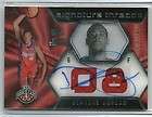 DeANDRE JORDAN 08 09 ROOKIE THREADS AUTO JERSEY RC #/599 CLIPPERS 