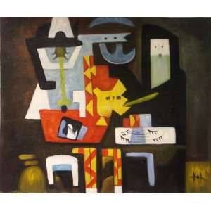  Pablo Picasso Reproduction Musicians Abstract Cubism 