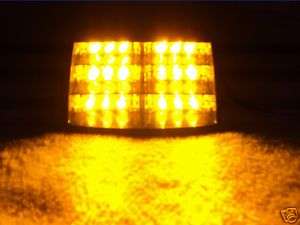 18 LED Blink Lamps Strobe Deck Flashing Light Amber  