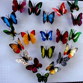   Faux Butterfly for Wedding / home / nursery Decoration 3x4cm  