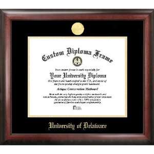 Delaware Blue Hens Gold Embossed Diploma Frame
