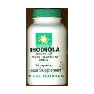  Optimal Nutrients   Rhodiola Rosea 250mg 90 Capsules 