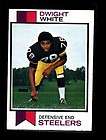 1973 TOPPS #140 DWIGHT WHITE ROOKIE STEELERS ROOKIE NM+ 0009208