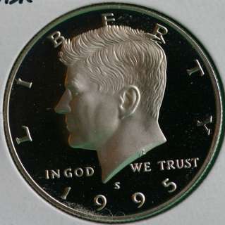 1992   1998 SILVER Proof Kennedy Half Dollar Lot 7 Coin  