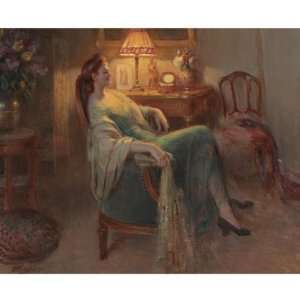  Hand Made Oil Reproduction   Delphin Enjolras   32 x 32 