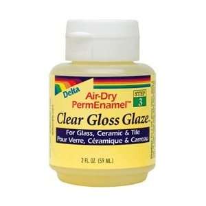  Delta PermEnamel Clear Gloss Glaze 2 Ounces 45831 02; 6 