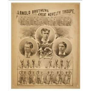  Historic Theater Poster (M), Arnold Brothers Great Novelty 