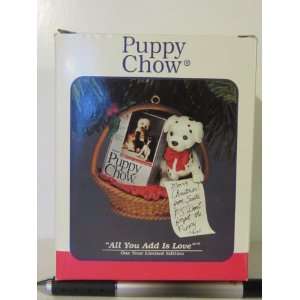 Puppy Chow Christmas Ornament All You Add Is Love 1993