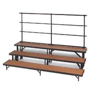   Midwest Folding Products Straight Carpeted Deck Riser Set Sports
