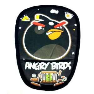    Black Angry Bird Mouse Pad with Wrist Rest 