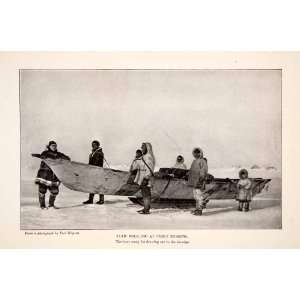  1920 Print Flaw Whaling Point Barrow Arctic Coast Alaska 