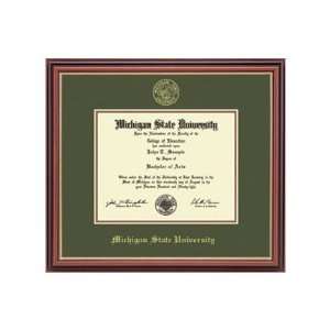   Michigan State Spartans Diploma Frame Regency Gold