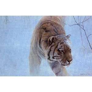  Robert Bateman   Twilight Siberian Tiger Canvas Giclee 