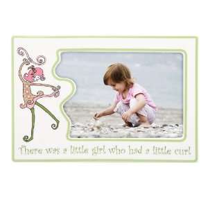   Round Little Girl With A Curl Frame Character 4 X 6 Kitchen
