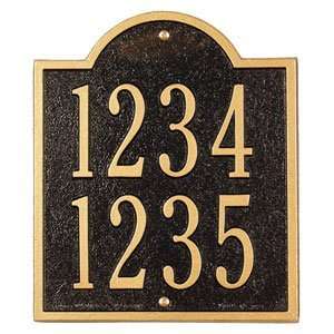  New Bedford Wall Plaques   2 Unit, 4 Numbers