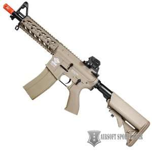   Airsoft Rifle RIS Battle Ready Combo Package (Desert Tan) Sports