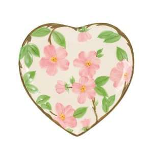 Franciscan Desert Rose Heart Plate 