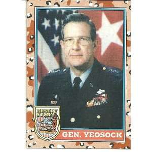 Desert Storm Gen. Yeosock Card #161