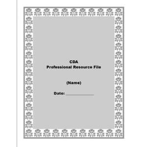    The CDA Prep Binder  Gray Border Cover Design