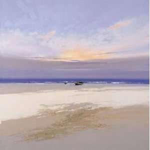  Jose Barbera 30W by 30H  Playa al Amanecer CANVAS Edge 