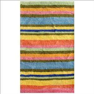 3 x 5 Rizzy Rugs Kids Multicolored Striped Rug