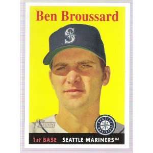  2007 Topps Heritage 215 Ben Broussard Mariners (Baseball 