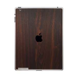  New iPad 3 Gen. RoseWood Rose Wood Carbon Fiber Skin Back 