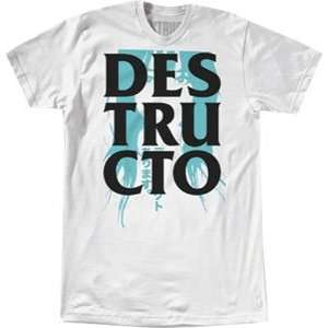  Destructo T Shirt Overdrive [X Large] White Premium 