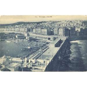  Vintage Postcard Panoramic View of Algiers, Algeria 
